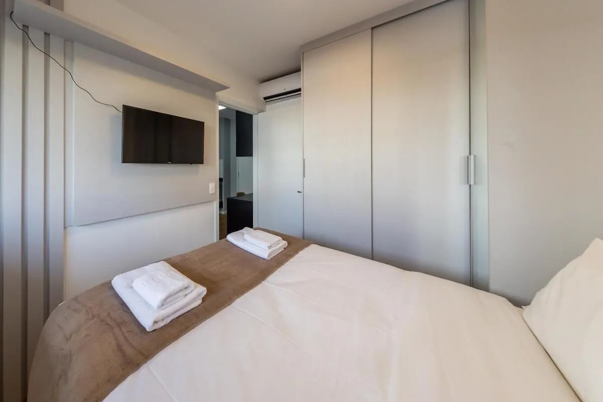 Apartament Bhomy Brooklin - 10Min Do Metro Campo Belo Mor406 São Paulo